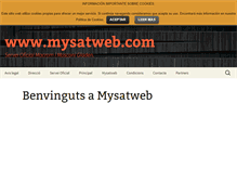 Tablet Screenshot of mysatweb.com